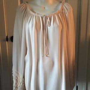 Pale Pink Silk Blouse